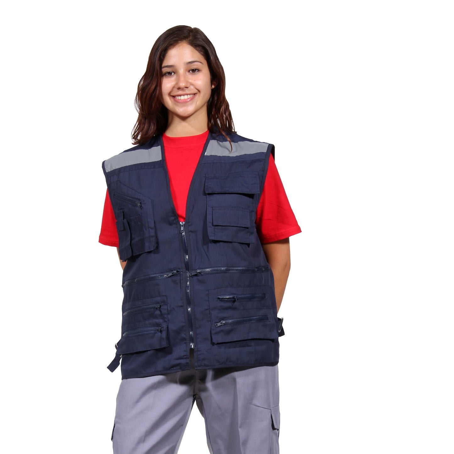 Chaleco Geologo azul Marino Unisex