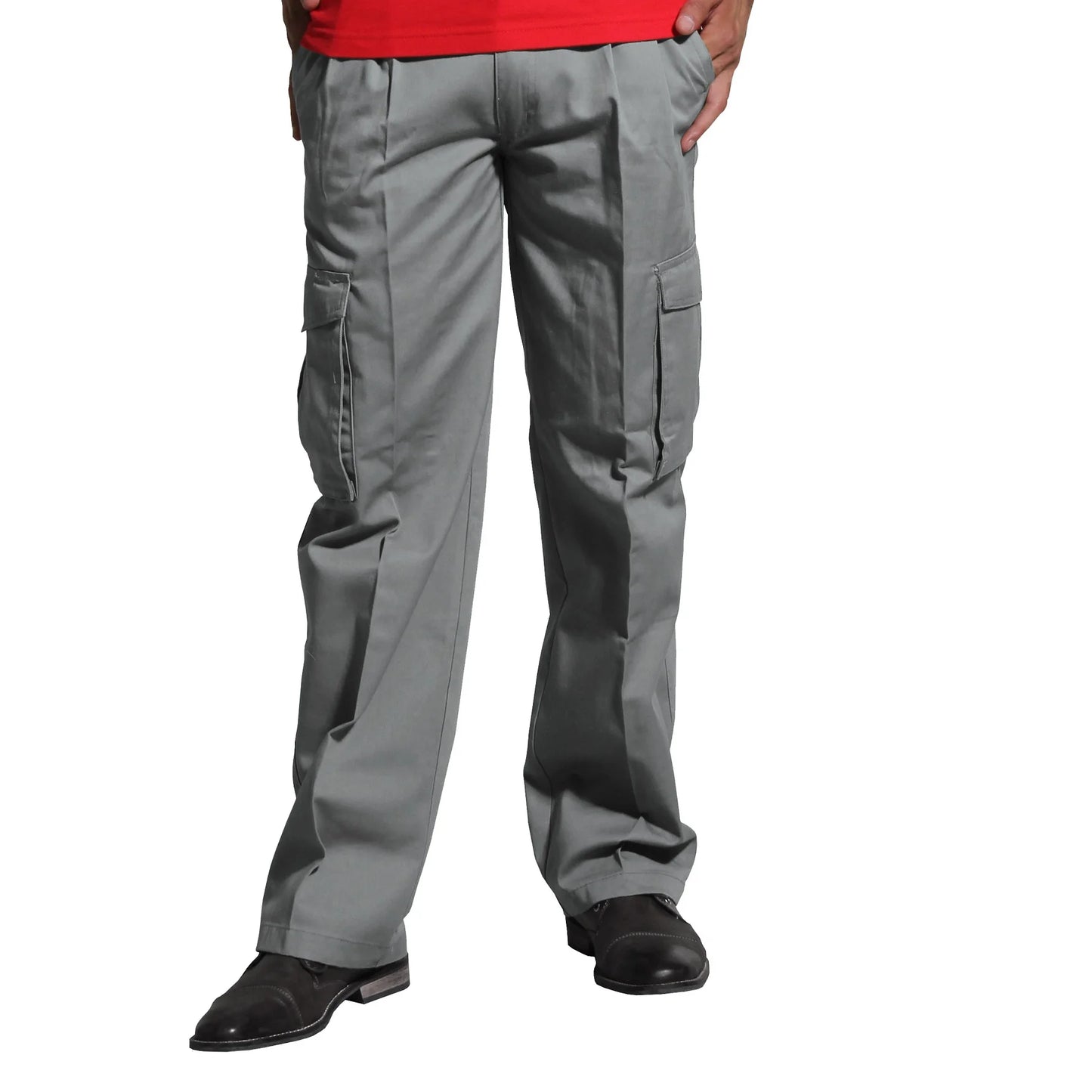 Pantalón Gabardina Cargo Ejecutivo Gris