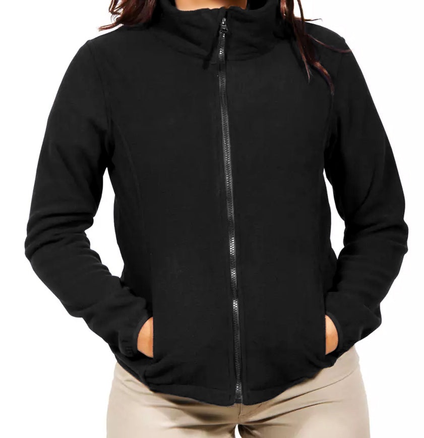 Chaqueta Micropolar Mujer Negro