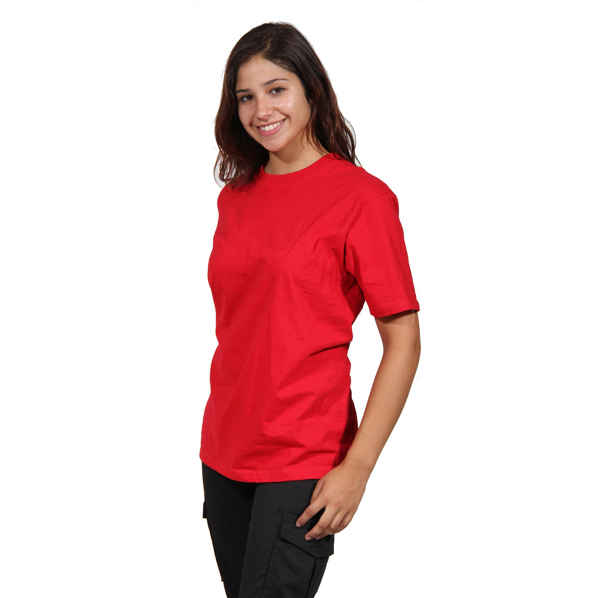 Polera Polo Mujer M/Corta Roja