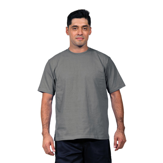 Polera Polo Hombre M/Corta Gris Melange