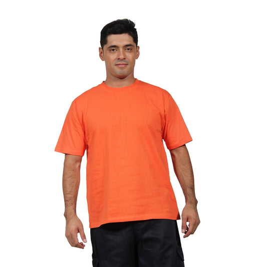 Polera Polo Hombre M/Corta Naranja