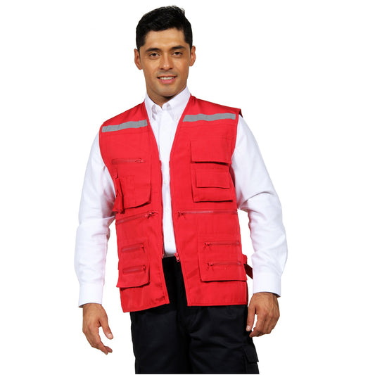 Chaleco Geologo Rojo