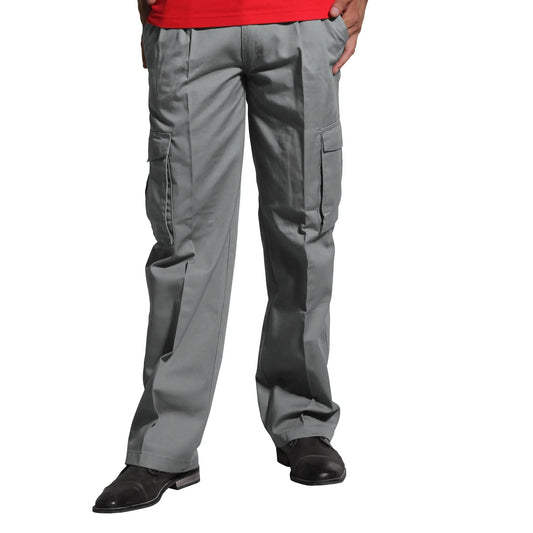 Pantalón Gabardina Cargo Ejecutivo Gris